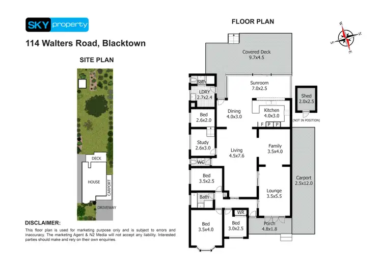 Floorplan of Homely house listing, 114 Walters Road, Blacktown NSW 2148