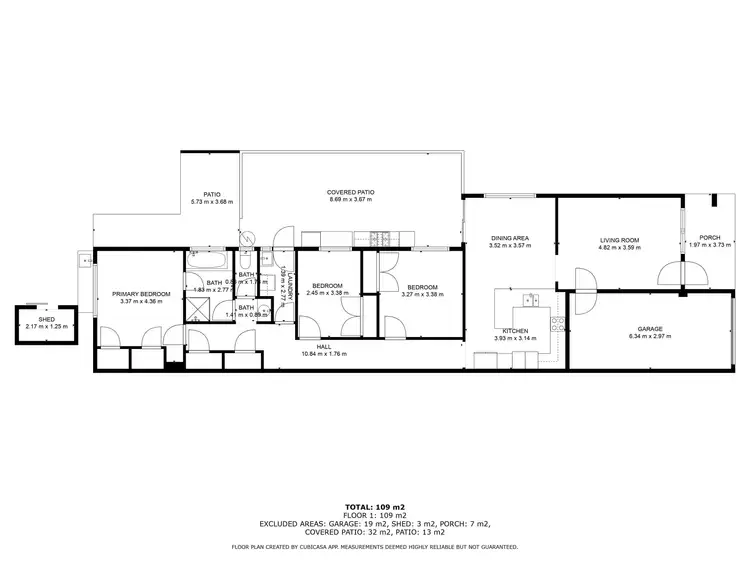 Floorplan of Homely semi-detached listing, 2/279 Whitford Road, Green Valley NSW 2168