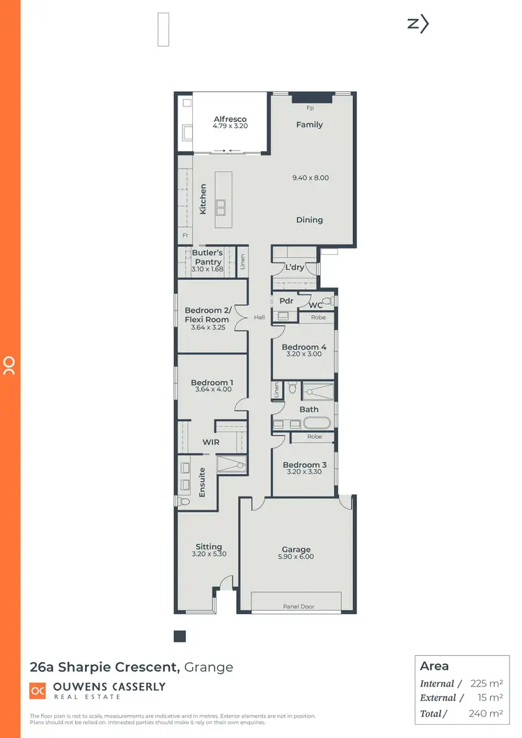 Floorplan of Homely house listing, 26a Sharpie Crescent, Grange SA 5022
