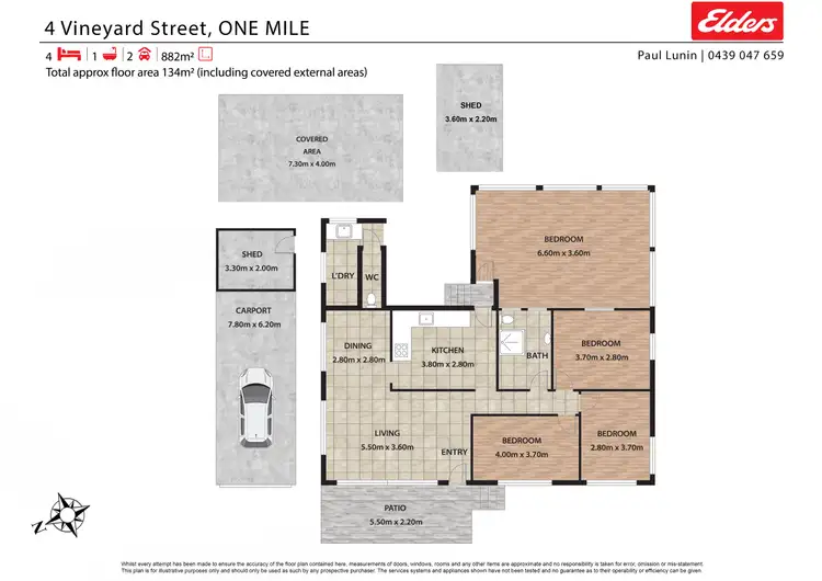 Floorplan of Homely house listing, 4 Vineyard Street, One Mile QLD 4305
