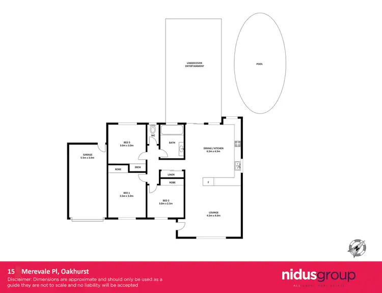 Floorplan of Homely house listing, 15 Merevale Place, Oakhurst NSW 2761