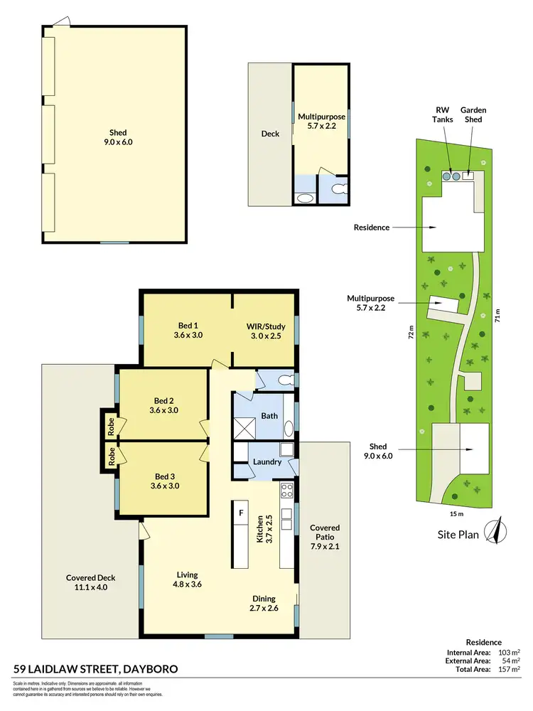 Floorplan of Homely house listing, 59 Laidlaw Street, Dayboro QLD 4521