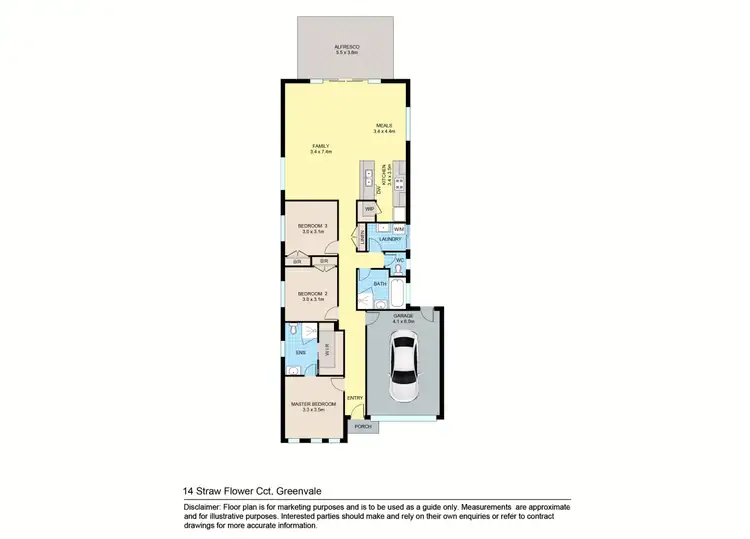 Floorplan of Homely house listing, 14 Straw Flower Circuit, Greenvale VIC 3059