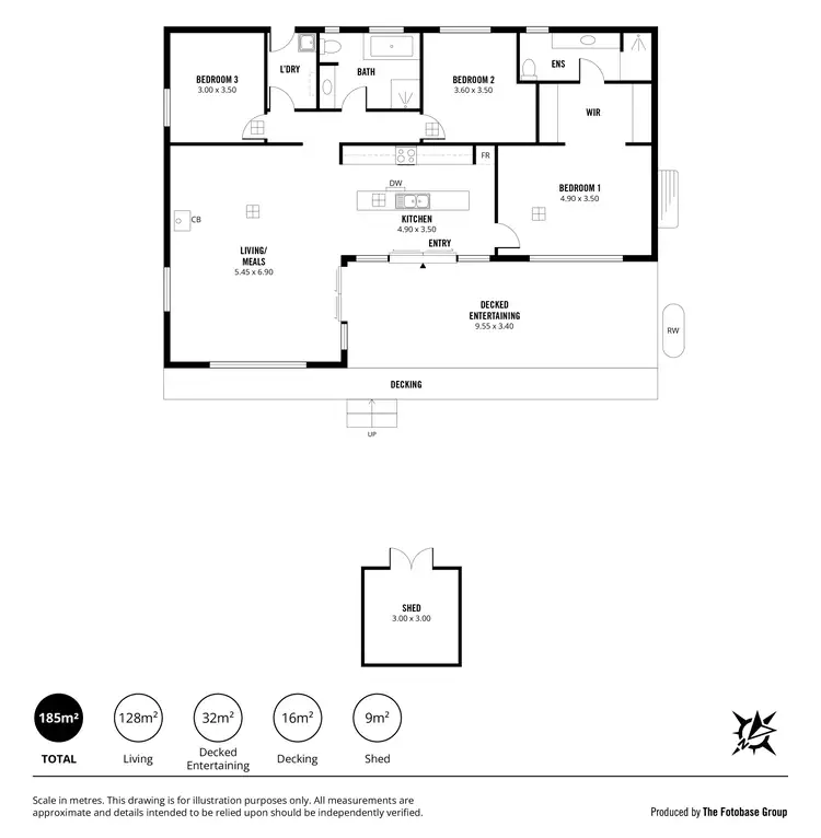 Floorplan of Homely house listing, 8-10 Adelaide Road, Tungkillo SA 5236