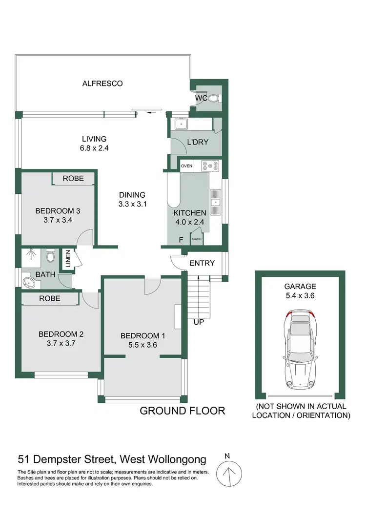 Floorplan of Homely house listing, 51 Dempster Street, West Wollongong NSW 2500