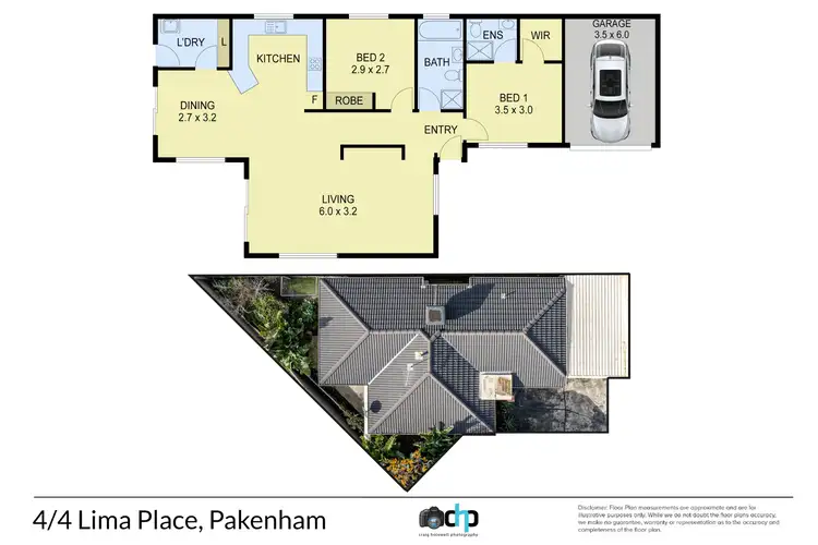 Floorplan of Homely unit listing, 4/4 Lima Place, Pakenham VIC 3810