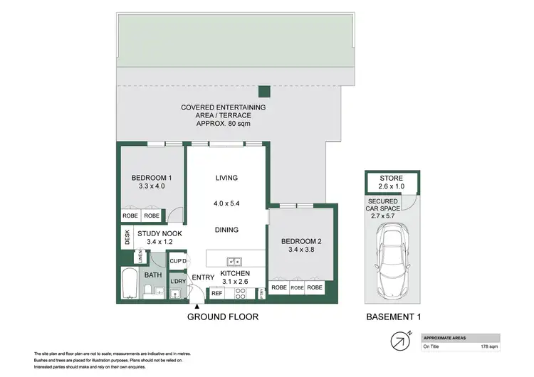 Floorplan of Homely apartment listing, G04n/1 Lardelli Drive, Ryde NSW 2112