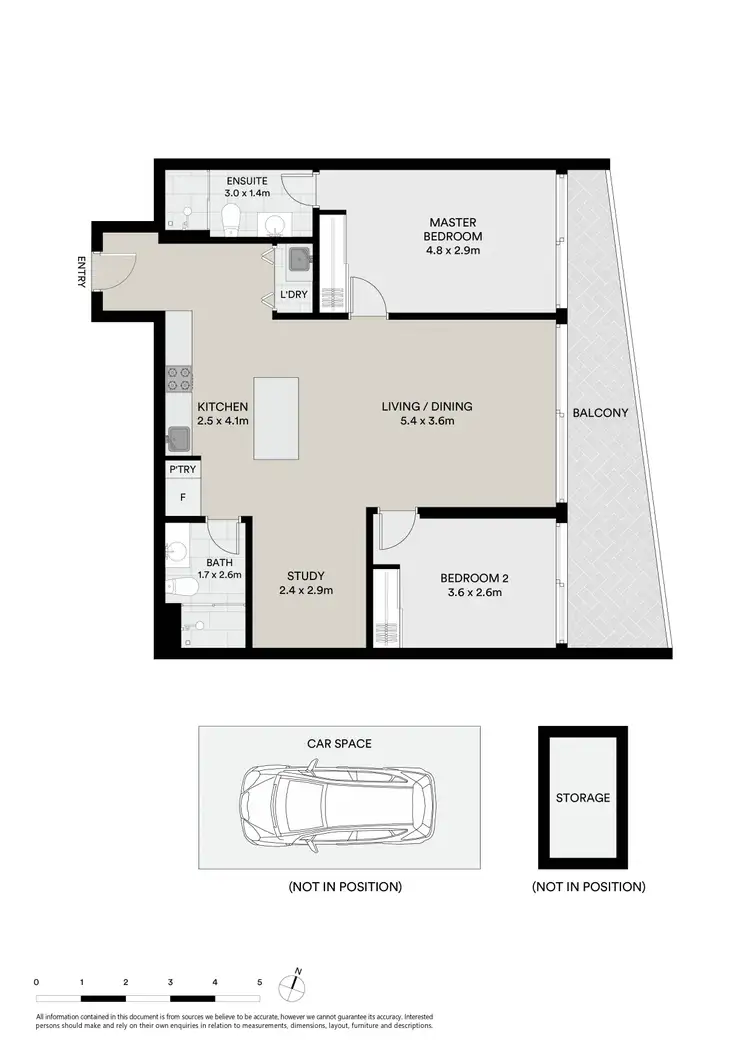 Floorplan of Homely apartment listing, 1114/23 Batman Street, West Melbourne VIC 3003