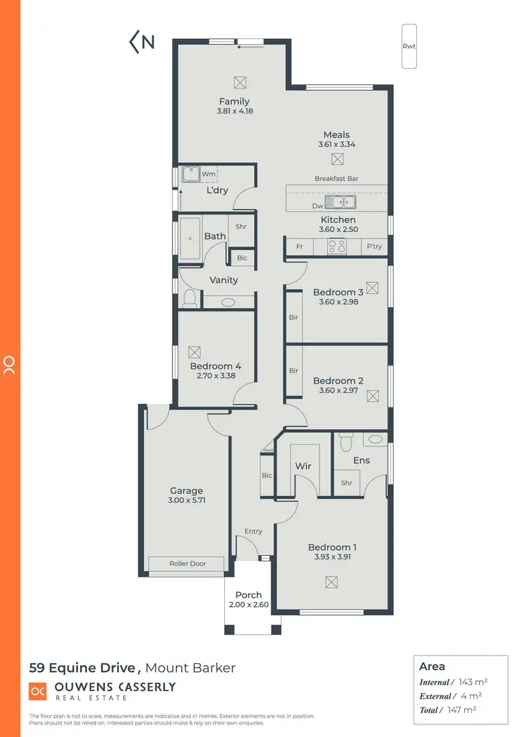 Floorplan of Homely house listing, 59 Equine Drive, Mount Barker SA 5251