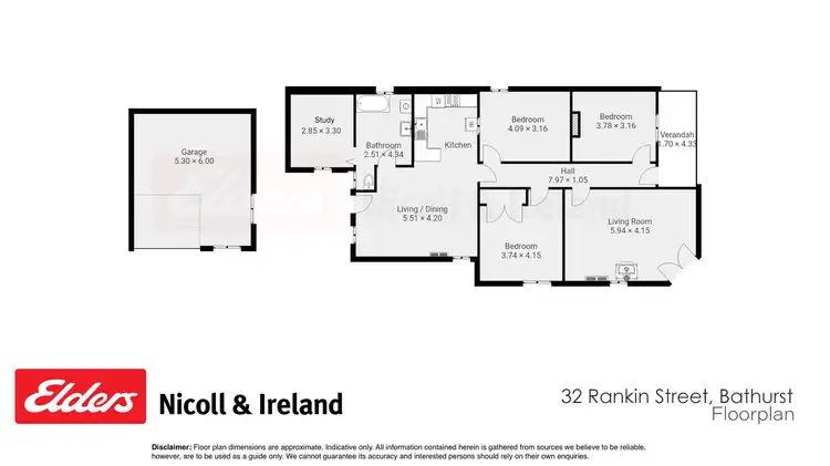 Floorplan of Homely house listing, 32 Rankin Street, Bathurst NSW 2795