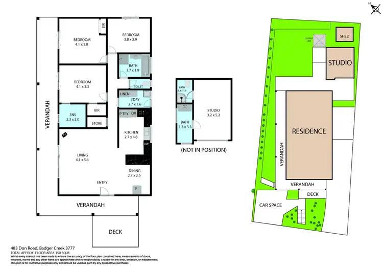 Floorplan of Homely house listing, 483 Don Road, Badger Creek VIC 3777