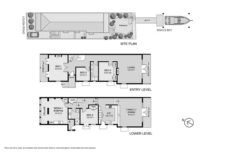 Floorplan of Homely house listing, 119 Louisa Road, Birchgrove NSW 2041