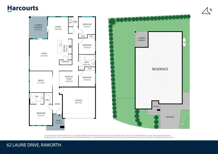 Floorplan of Homely house listing, 62 Laurie Drive, Raworth NSW 2321