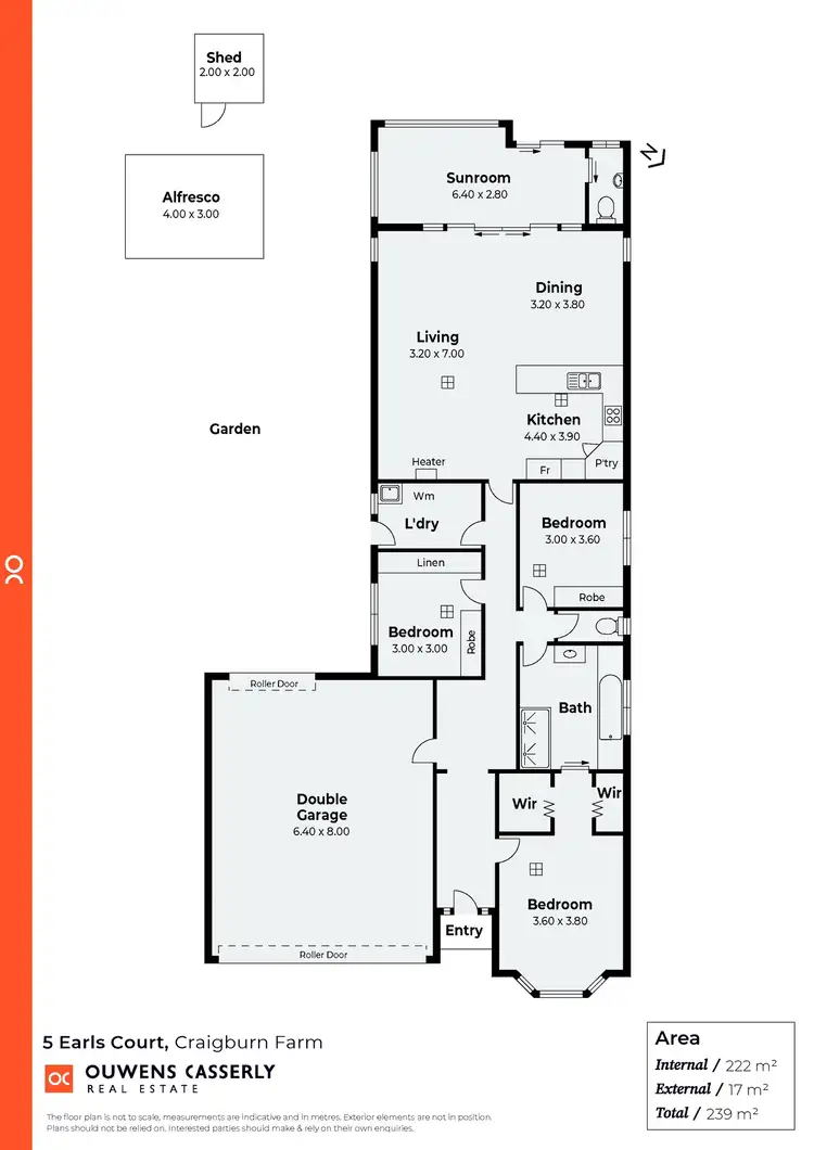 Floorplan of Homely house listing, 5 Earls Court, Craigburn Farm SA 5051