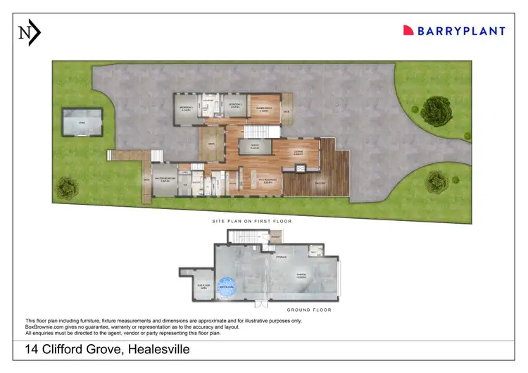 Floorplan of Homely house listing, 14 Clifford Grove, Healesville VIC 3777