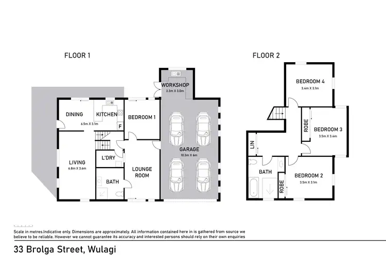 Floorplan of Homely house listing, 33 Brolga Street, Wulagi NT 812