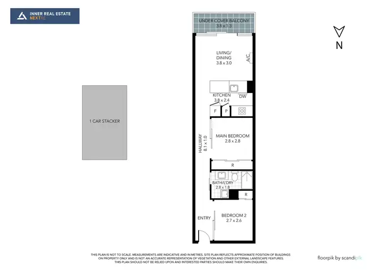 Floorplan of Homely apartment listing, 411/20 Shamrock Street, Abbotsford VIC 3067