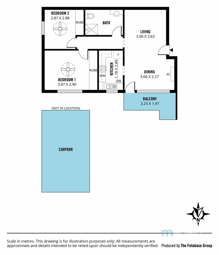 Floorplan of Homely unit listing, 18/15 Byron Street, Glenelg SA 5045
