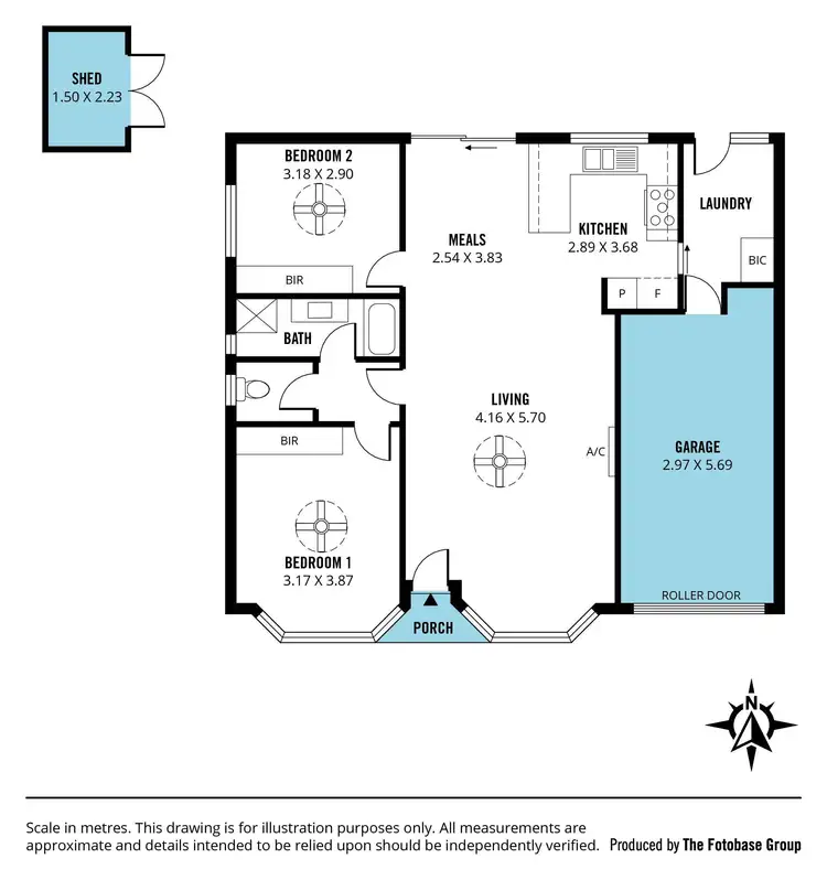 Floorplan of Homely unit listing, 3/12 Manor Court, Morphett Vale SA 5162