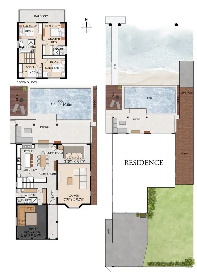 Floorplan of Homely house listing, 10 Cuttlefish Parade, St Huberts Island NSW 2257