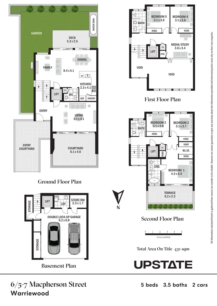 Floorplan of Homely townhouse listing, 6/5-7 MacPherson Street, Warriewood NSW 2102