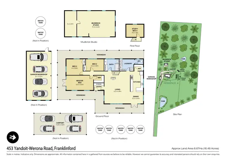 Floorplan of Homely house listing, 453 Yandoit-Werona Road, Franklinford VIC 3461
