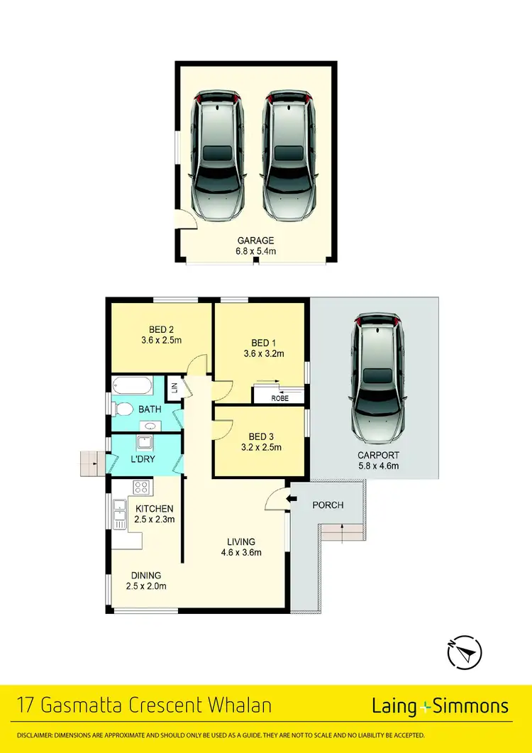 Floorplan of Homely house listing, 17 Gasmata Crescent, Whalan NSW 2770