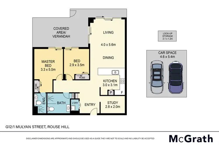 Floorplan of Homely apartment listing, G12/1 Mulyan Street, Rouse Hill NSW 2155