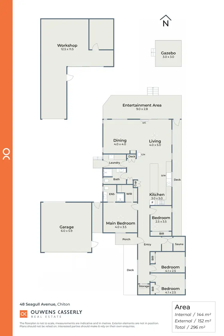 Floorplan of Homely house listing, 48 Seagull Avenue, Chiton SA 5211