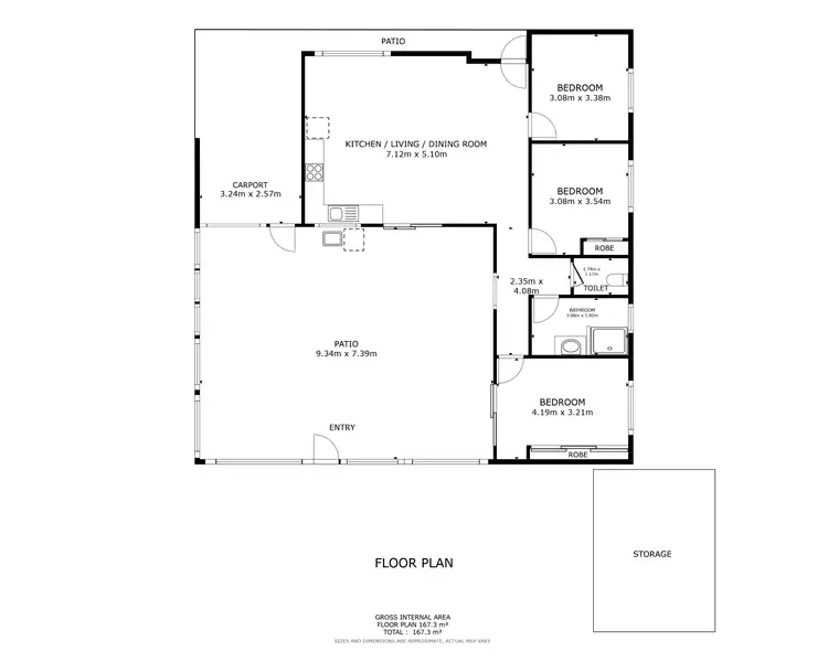 Floorplan of Homely house listing, 27 Badilla Street, Edmonton QLD 4869