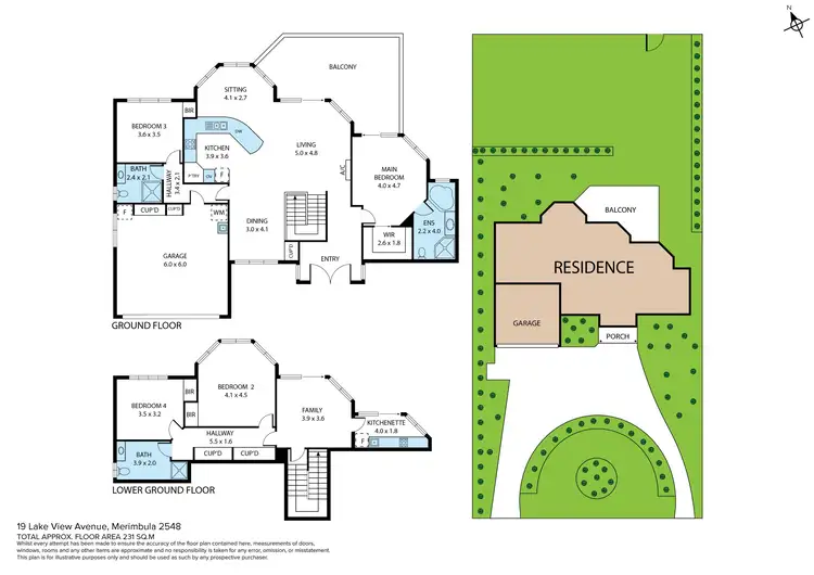 Floorplan of Homely house listing, 19 Lakeview Avenue, Merimbula NSW 2548