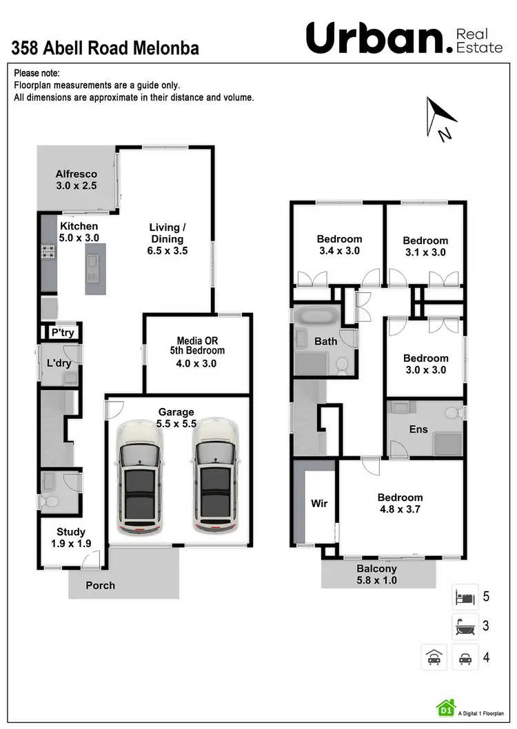 Floorplan of Homely house listing, 358 Abell Road, Marsden Park NSW 2765