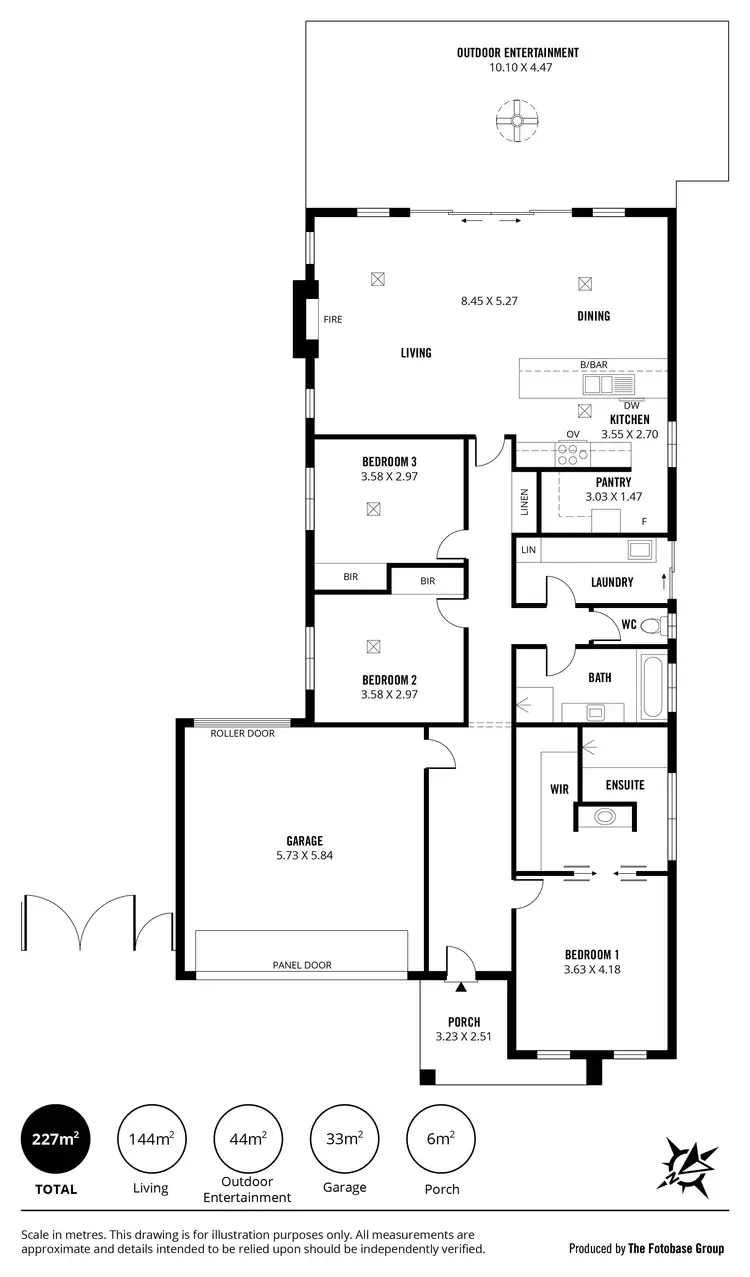 Floorplan of Homely house listing, 11 Harvey Crescent, Evanston South SA 5116