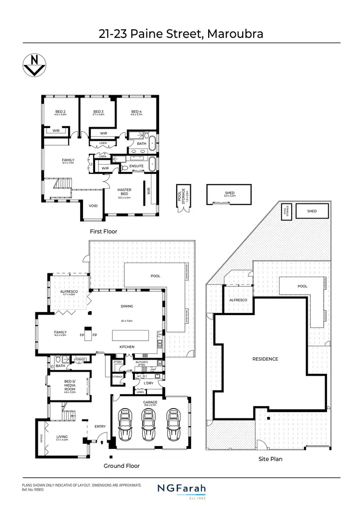 Floorplan of Homely house listing, 21-23 Paine Street, Maroubra NSW 2035