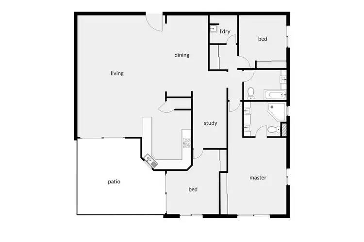 Floorplan of Homely unit listing, 620/12-21 Gregory Street, Westcourt QLD 4870