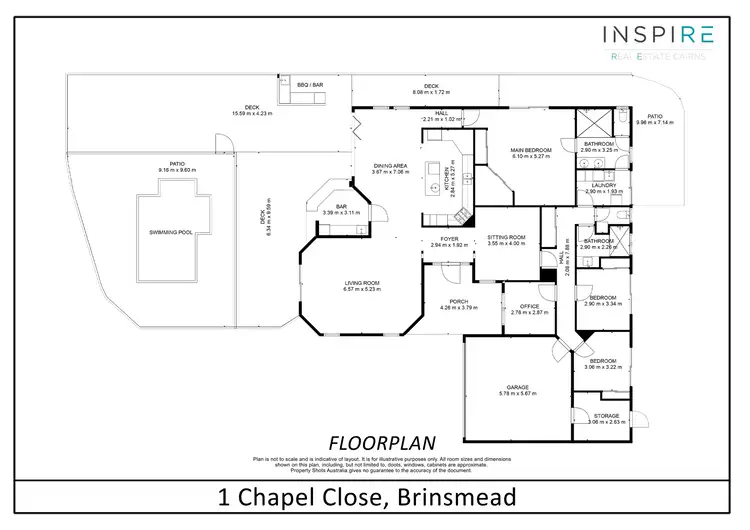 Floorplan of Homely house listing, 1 Chapel Close, Brinsmead QLD 4870