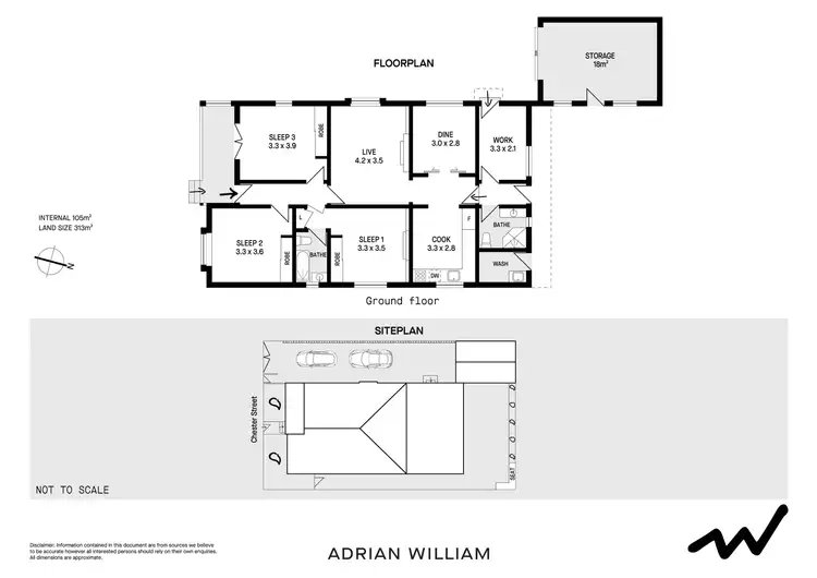 Floorplan of Homely house listing, 17 Chester Street, Petersham NSW 2049