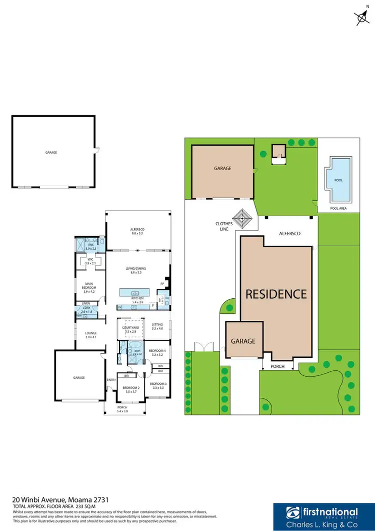 Floorplan of Homely house listing, 20 Winbi Avenue, Moama NSW 2731