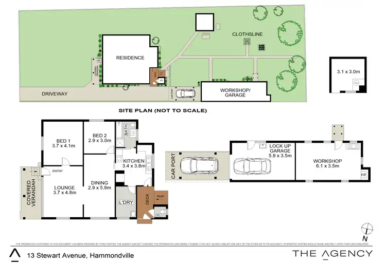 Floorplan of Homely house listing, 13 Stewart Avenue, Hammondville NSW 2170
