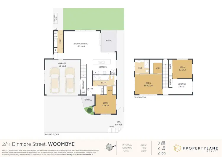 Floorplan of Homely house listing, 11 Dinmore Street, Woombye QLD 4559