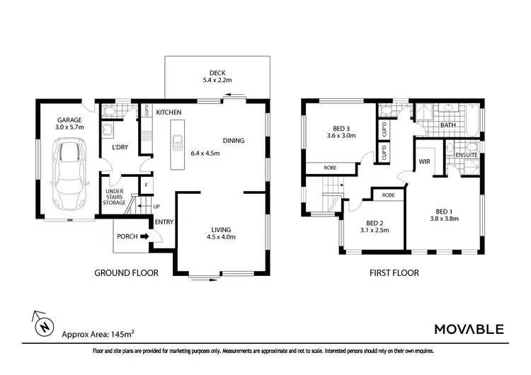 Floorplan of Homely townhouse listing, 3/4 Carnley Avenue, New Lambton NSW 2305