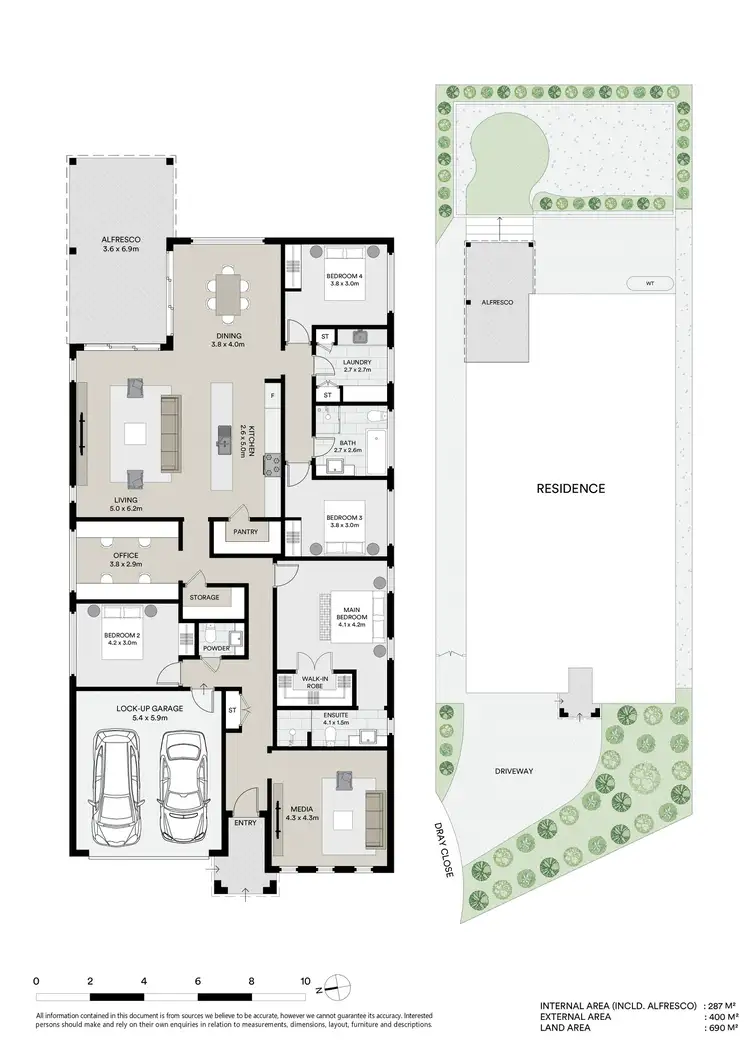 Floorplan of Homely house listing, 7 Dray Close, Wadalba NSW 2259