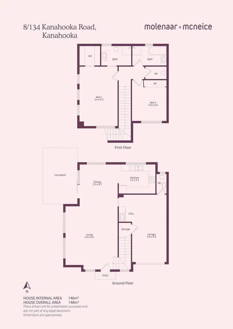 Floorplan of Homely townhouse listing, 8/134 Kanahooka Road, Kanahooka NSW 2530