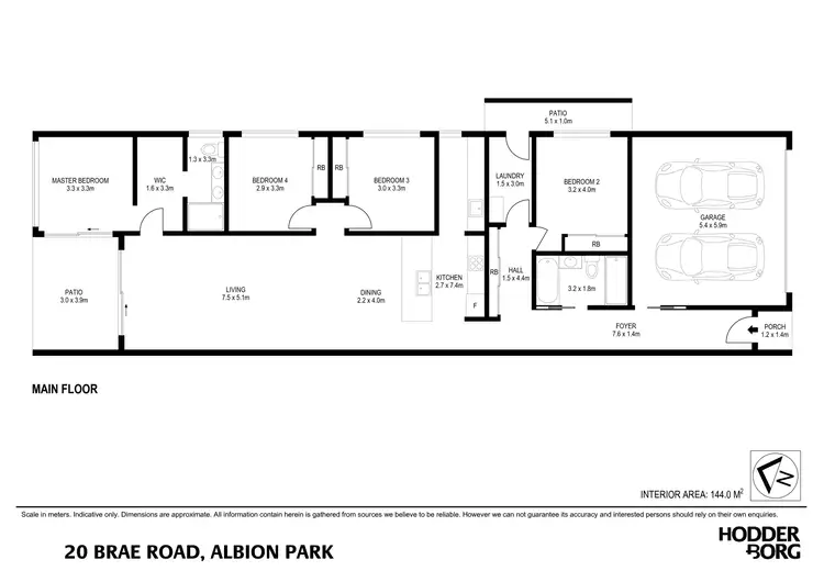 Floorplan of Homely semi-detached listing, 20 Brae Road, Albion Park NSW 2527