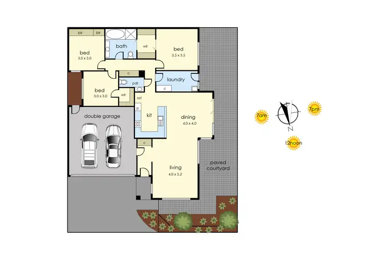 Floorplan of Homely house listing, 2/56 Nepean Highway, Seaford VIC 3198