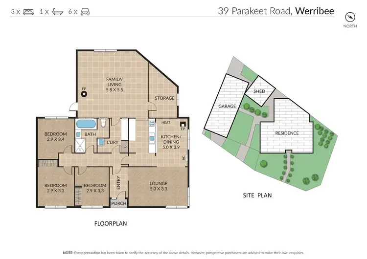 Floorplan of Homely house listing, 39 Parrakeet Road, Werribee VIC 3030