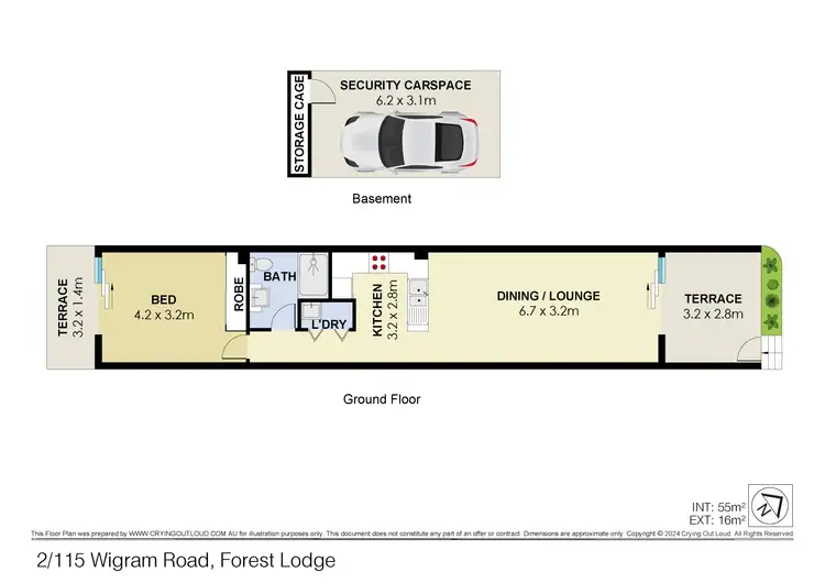 Floorplan of Homely apartment listing, 2/115 Wigram Road, Forest Lodge NSW 2037