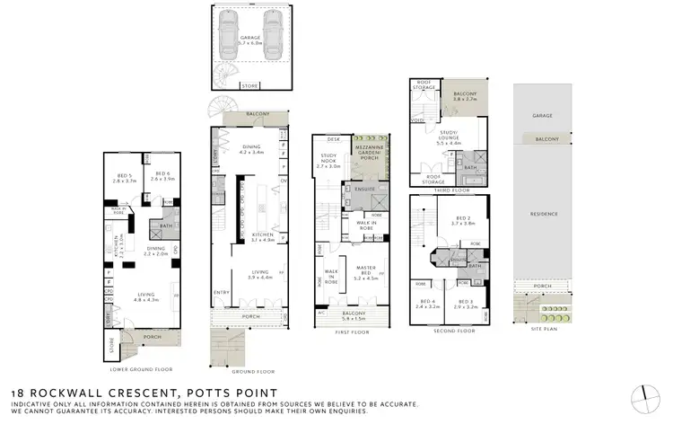 Floorplan of Homely terrace listing, 18 Rockwall Crescent, Potts Point NSW 2011