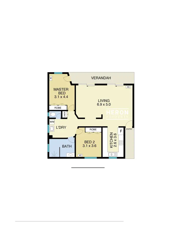 Floorplan of Homely apartment listing, 2/85 Aralia Street, Rapid Creek NT 810