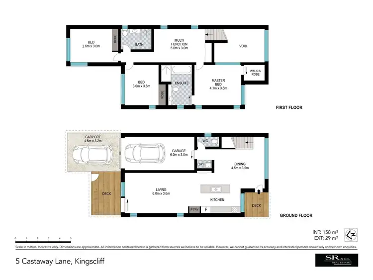 Floorplan of Homely townhouse listing, 5 Castaway Lane, Kingscliff NSW 2487
